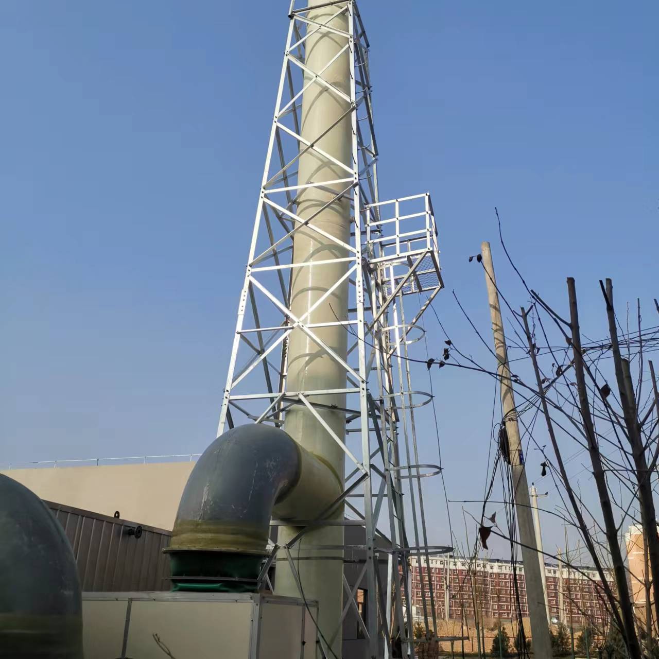 宜川縣污水處理廠除臭設備安裝